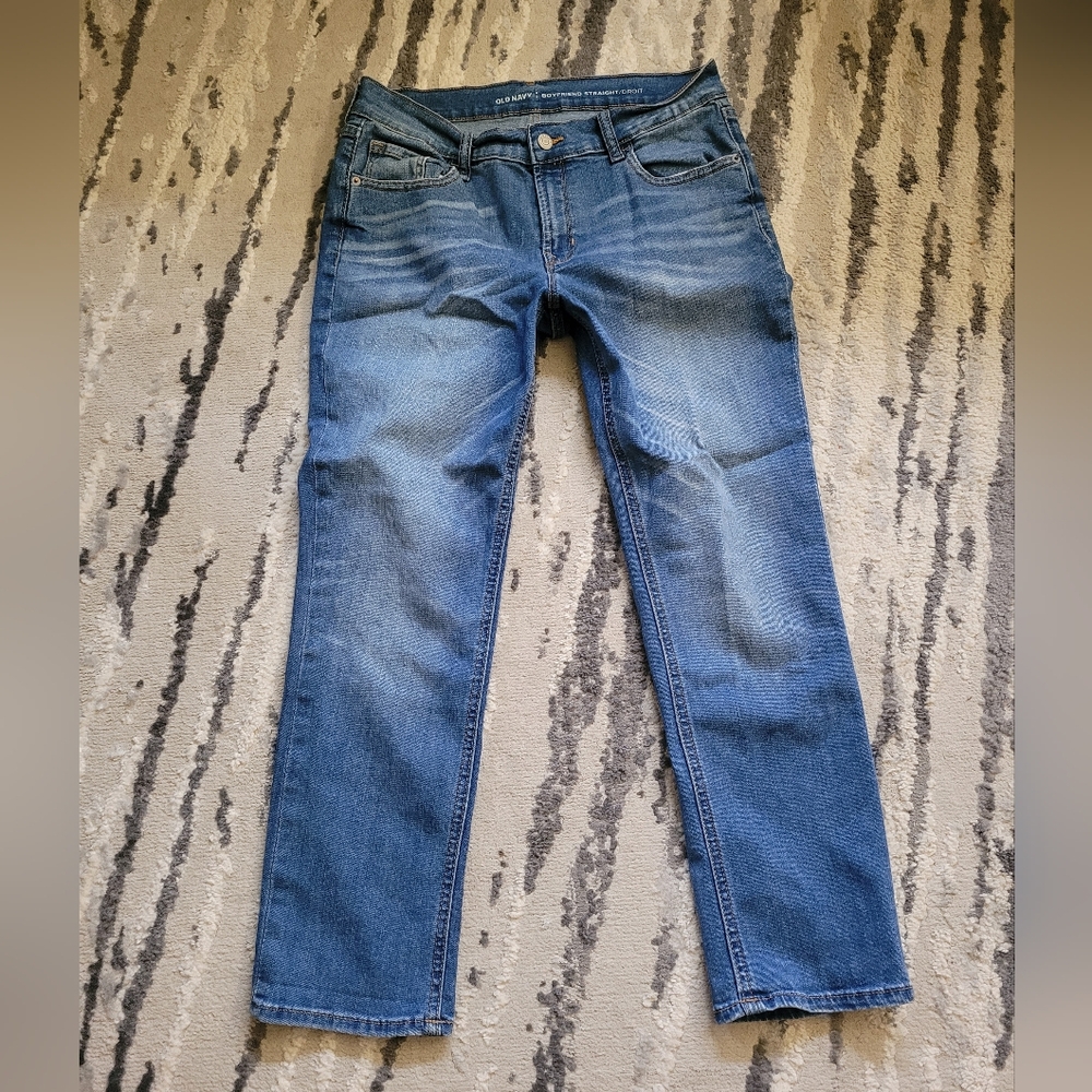 Old Navy Boyfriend straight leg jeans GUC